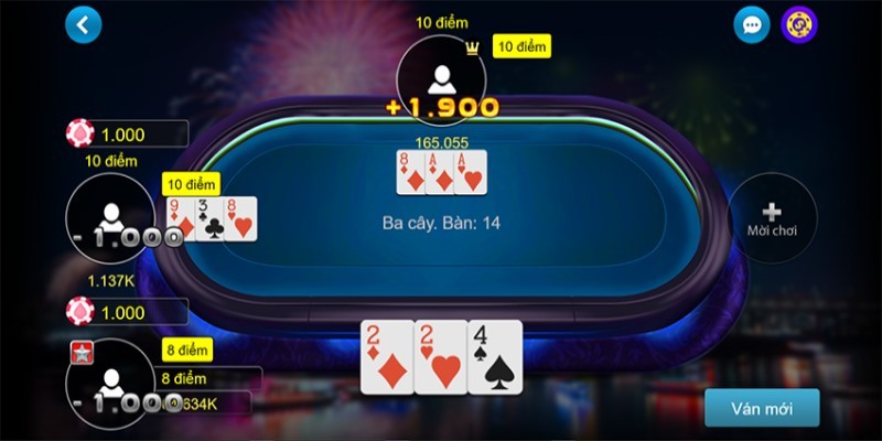 Bài ba cây game bài K8VN